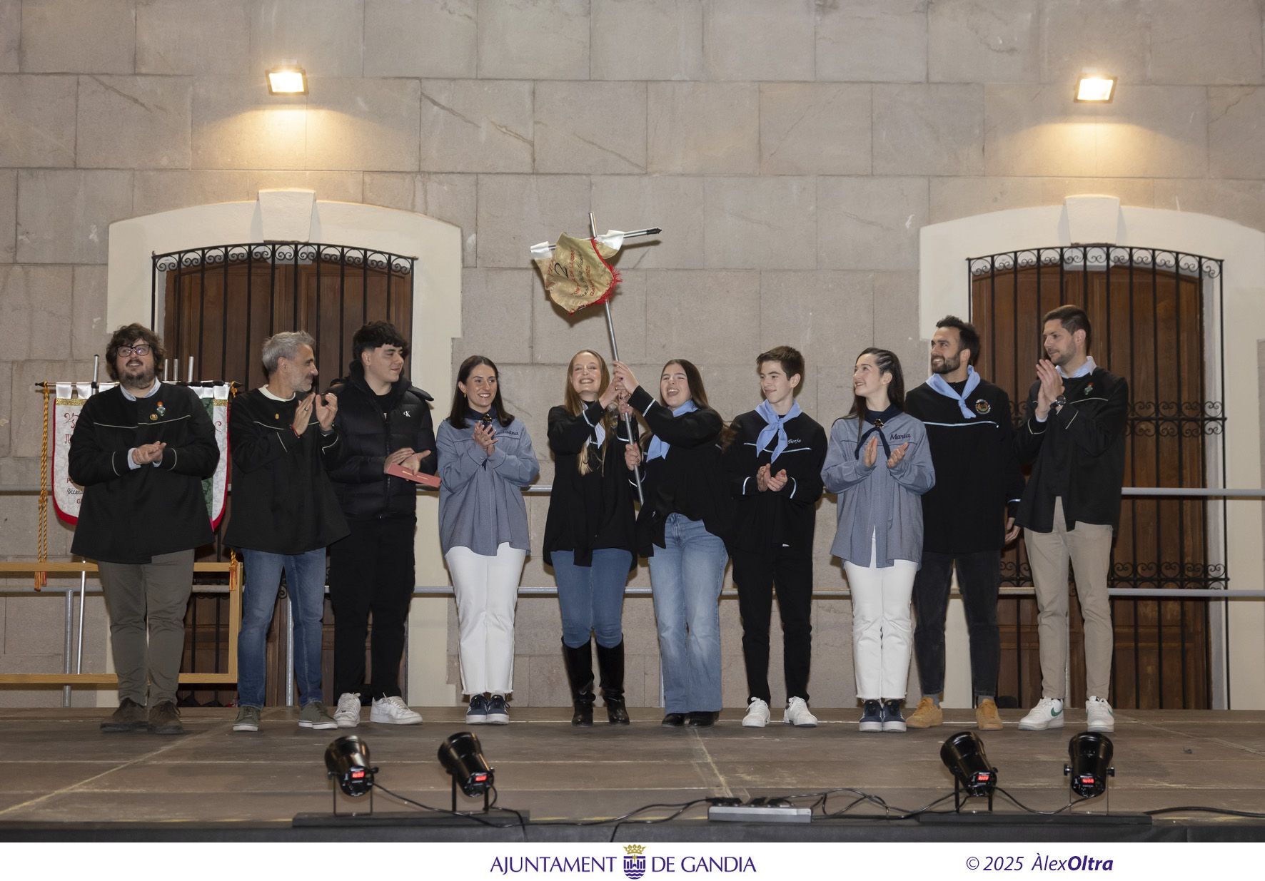 Entrega de premios en las Fallas de Gandia