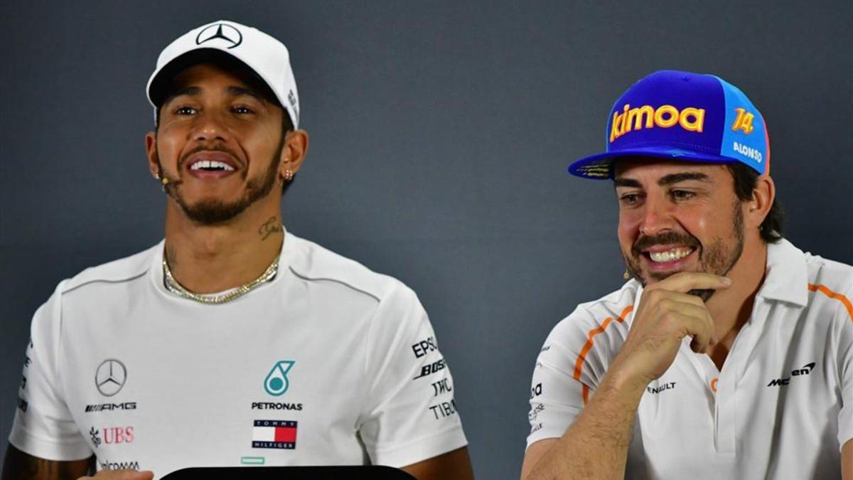 La relación entre Hamilton y Alonso nunca fue mala