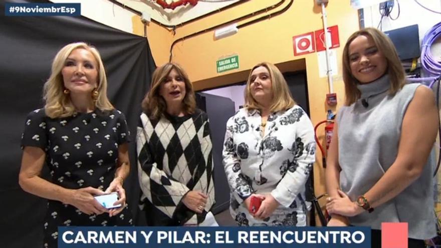 Carmen Lomana y Pilar Vidal se reencuentran tras su enfrentamiento gracias a Genoveva Casanova