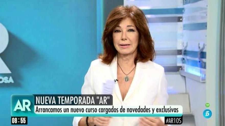 Ana Rosa, sobre su marido: &#039;No soy la más indicada para informar de algo que afecta a mi familia&#039;