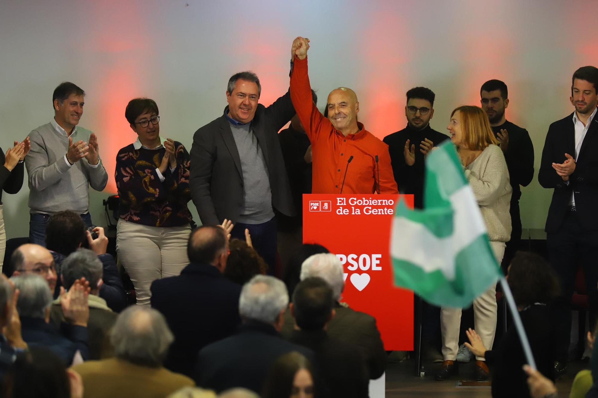 Presentación de Antonio Hurtado como candidato del PSOE a la alcaldía de Córdoba