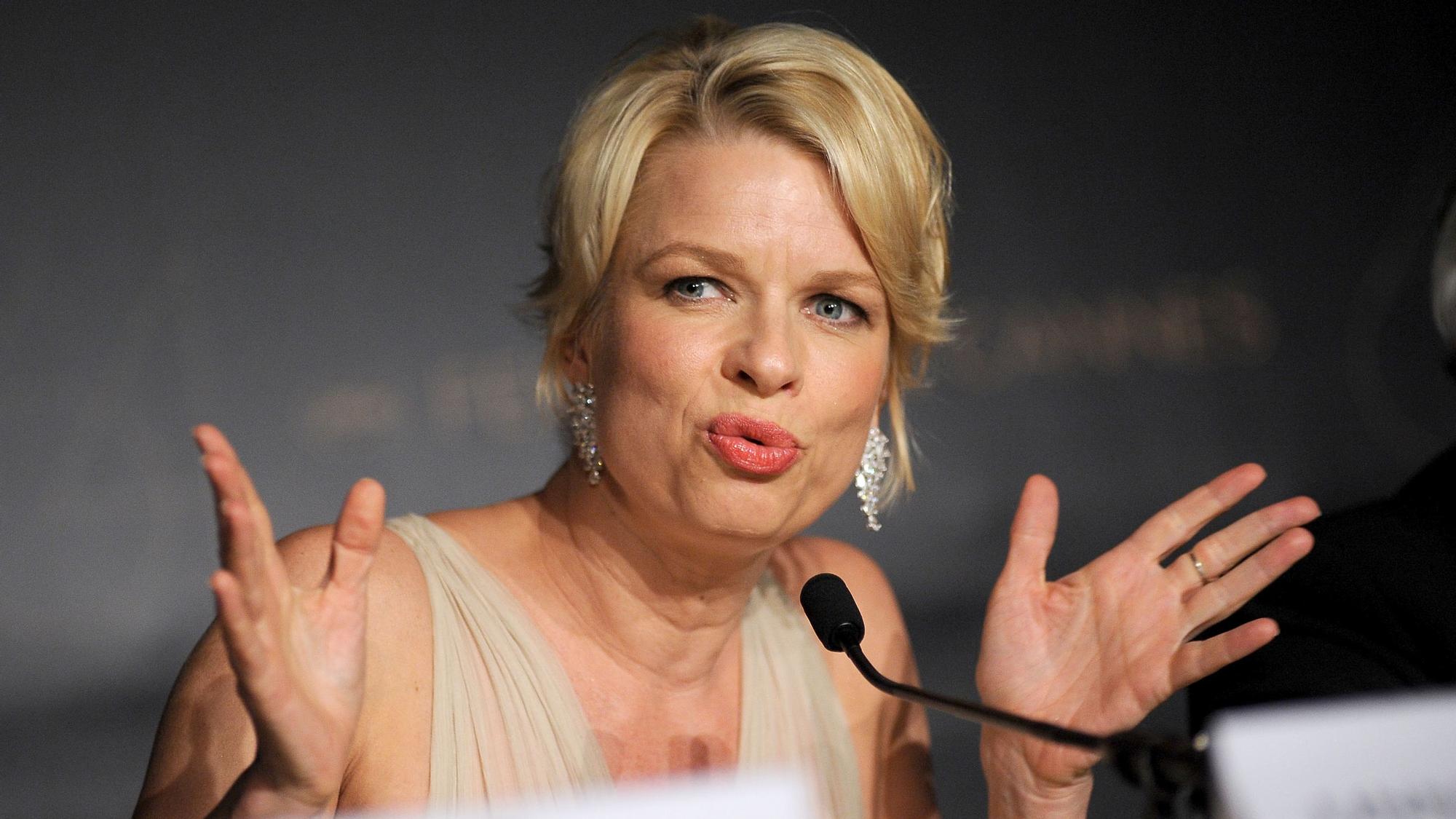 Jury member  Linn Ullmann attends the Palme d'Or Winners Press Conference during the 64th Annual Cannes Film Festival at Palais des Festivals on May 22, 2011 in Cannes, France.  (Photo by Francois Durand/Getty Images)