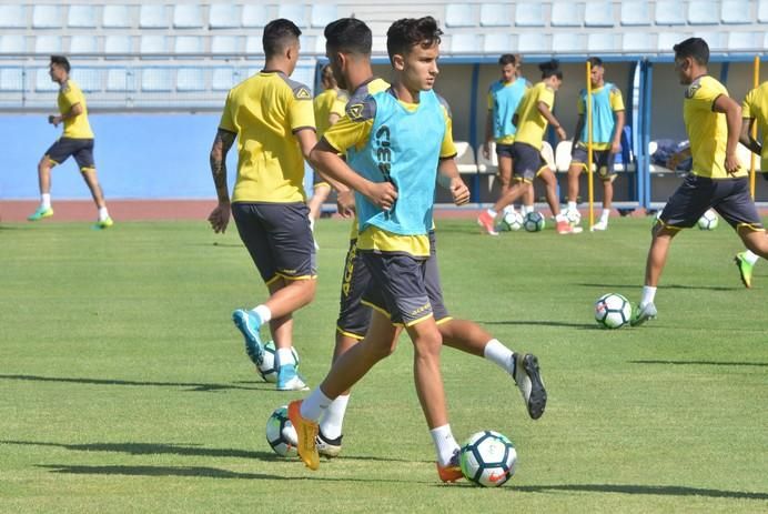 Primer entrenamiento de la UD Las Palmas