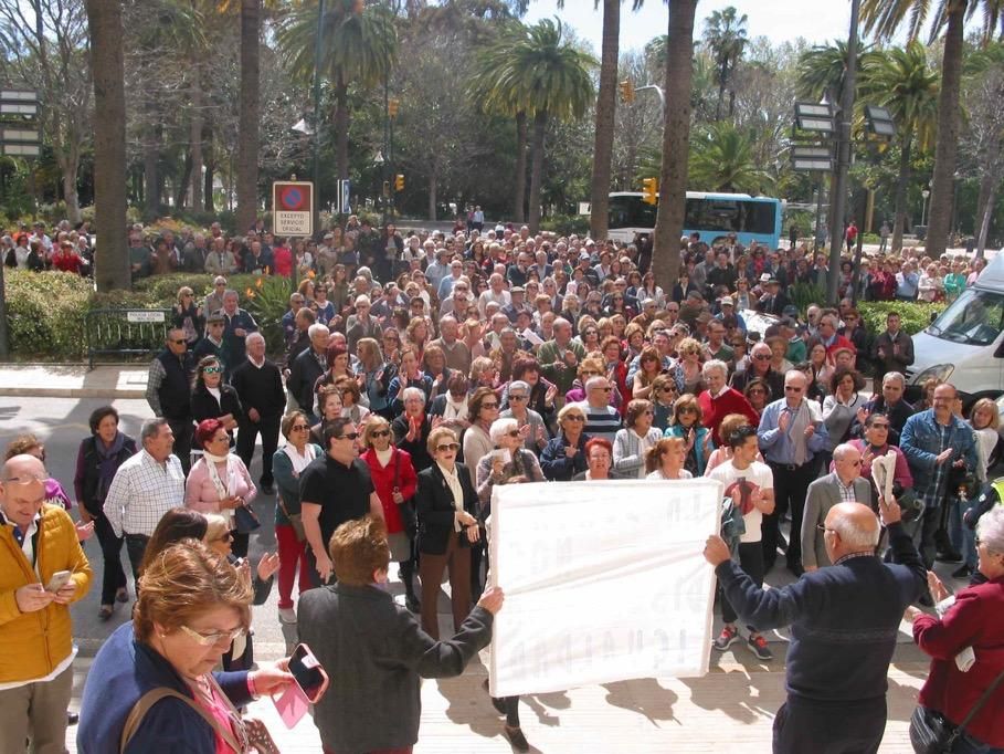 Manifestación contra el impuesto de sucesiones