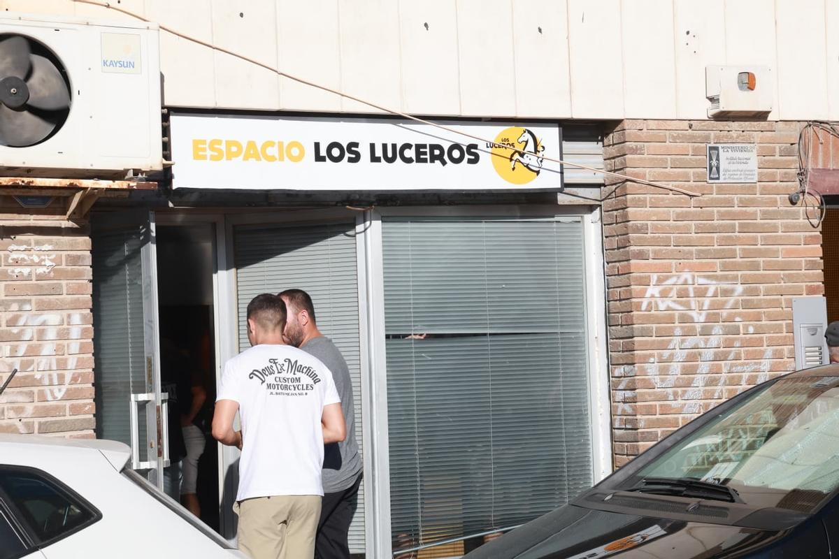 La sede que ha inaugurado la Falange en la tarde de este viernes en el barrio de San Blas de Alicante