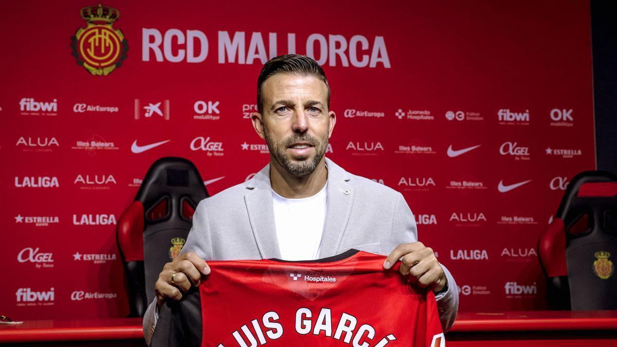 PALMA, RUEDA DE PRENSA DE PRESENTACIÓN LUIS GARCÍA COMO NUEVO ENTRENADOR DEL MALLORCA