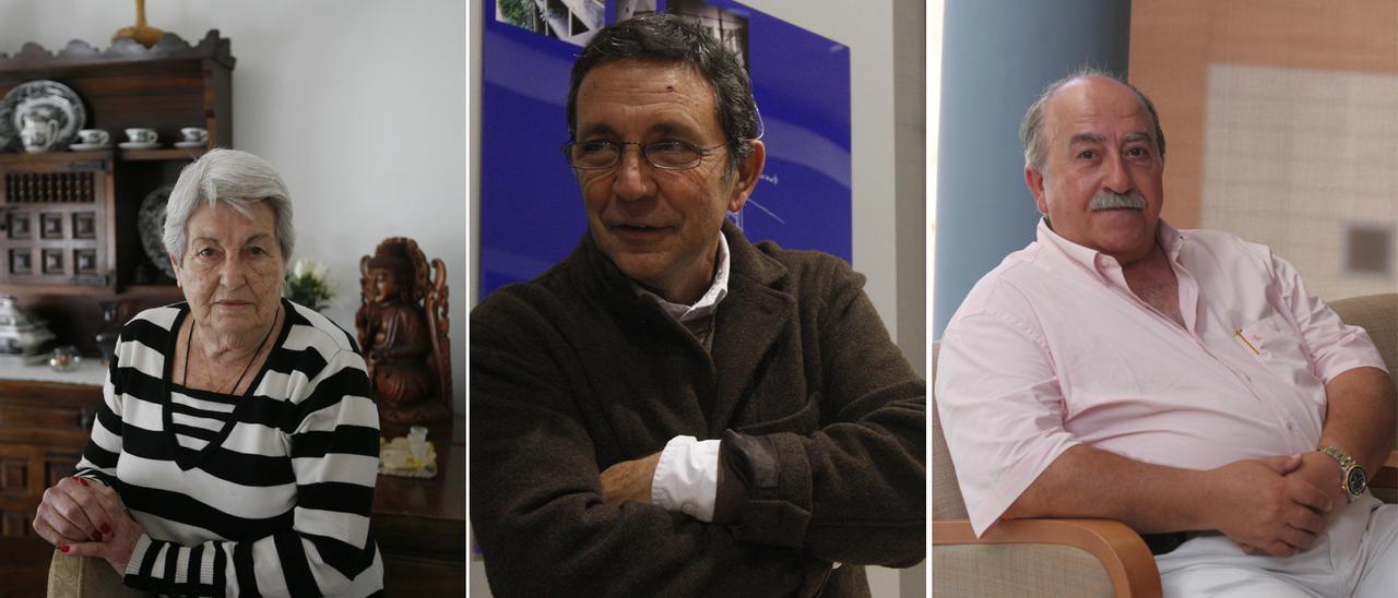 Julia Cano, Elías Torres y José Luis Roselló