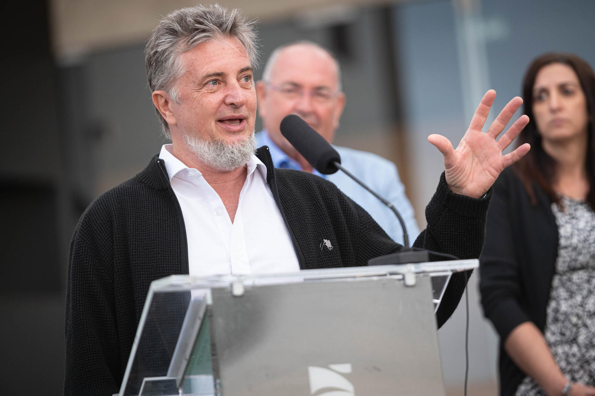 Inauguración de la escultura de Mafalda