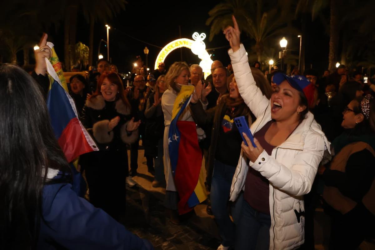 Así se ha vivido la manifestación de venezolanos en Alicante