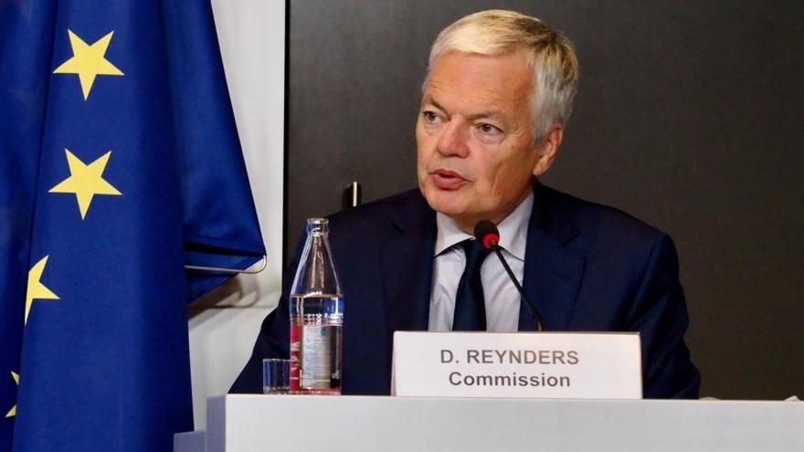 Didier Reynders, comisario de Justicia de la UE.