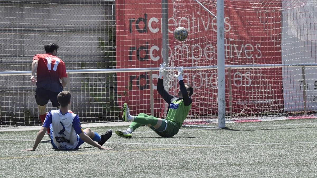 Uno de los goles del Santboià