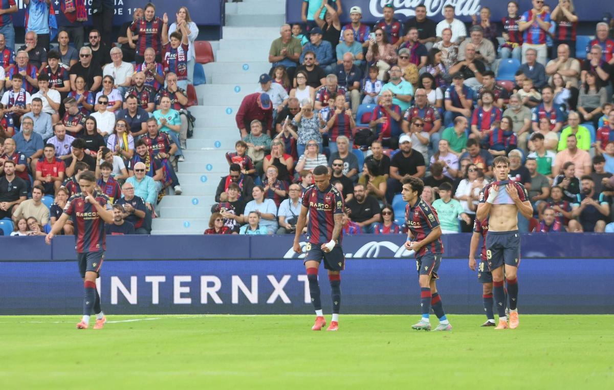 Imagen de un partido en el Ciutat de Valencia esta temporada