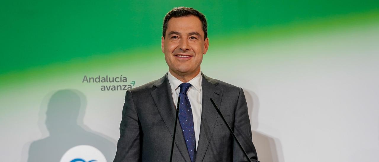 El presidente andaluz Juanma Moreno.