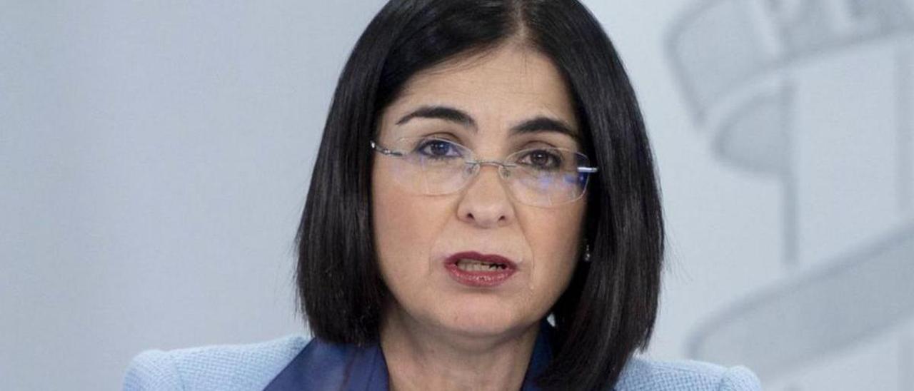 La ministra  de Sanidad,  Carolina  Darias. | LNE