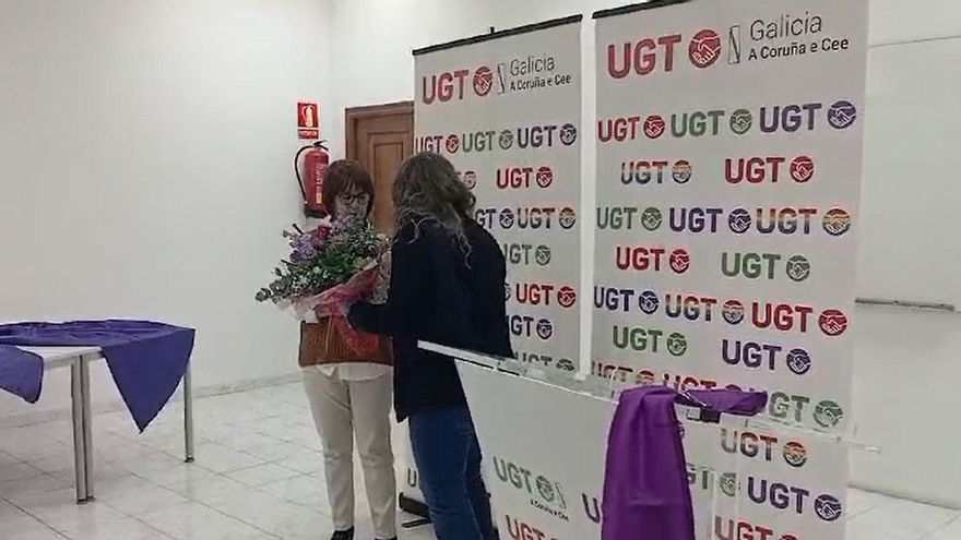 UGT homenajea a Pilar Souto por su trayectoria