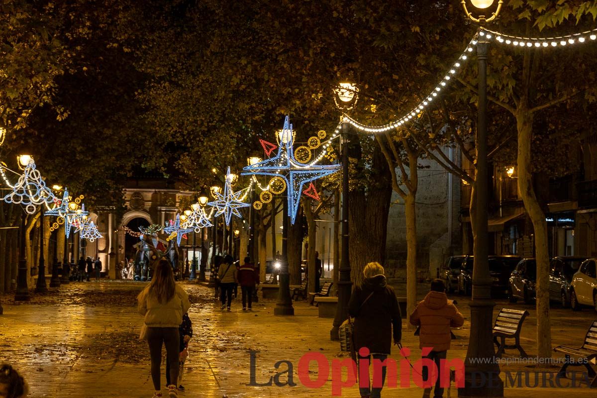 Encendido de luces de Navidad en Caravaca