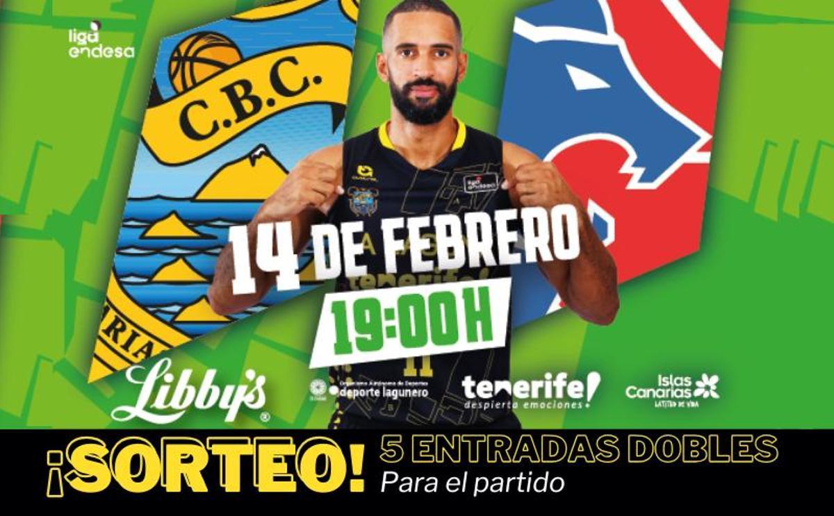 La Laguna Tenerife se enfrenta al Breogán el próximo día de San Valentín