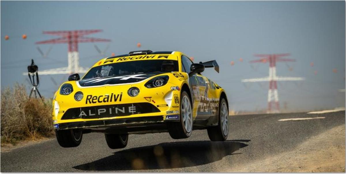 El Alpine Recalvi Rally Team con Jorge Cagiao y Javier Martínez a bordo del Alpine A110 GT lideran la CERA-RECALVI con 179 puntos.