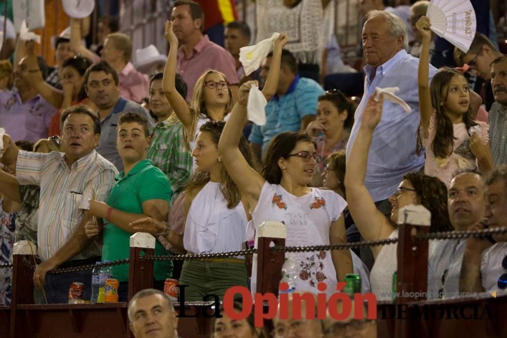 Ambiente en la corrida de rejones de la Feria de M