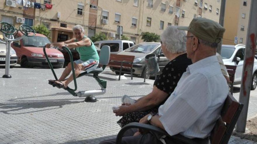 Ciudad Jardín estrena gimnasio al aire libre