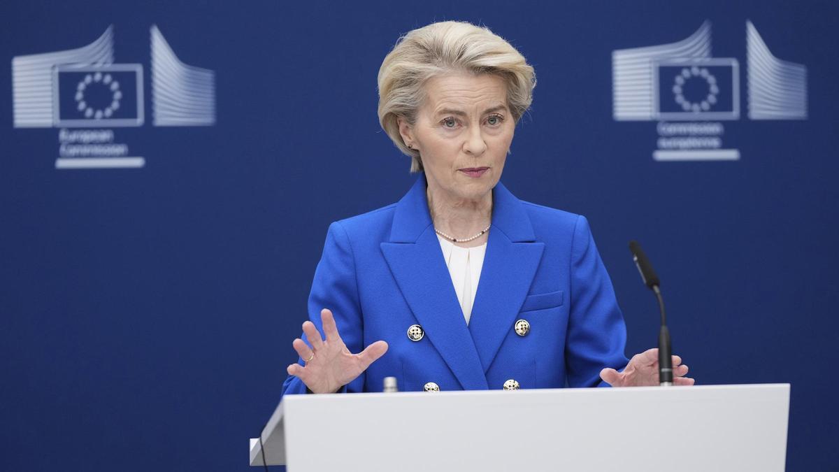 Von der Leyen propone disparar el gasto en Defensa tras la suspensión de ayuda militar de Trump