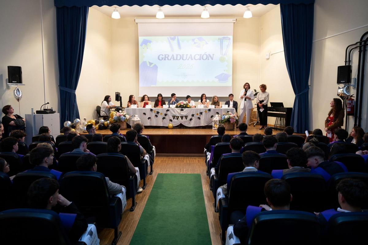 Un momento del acto de graduación.