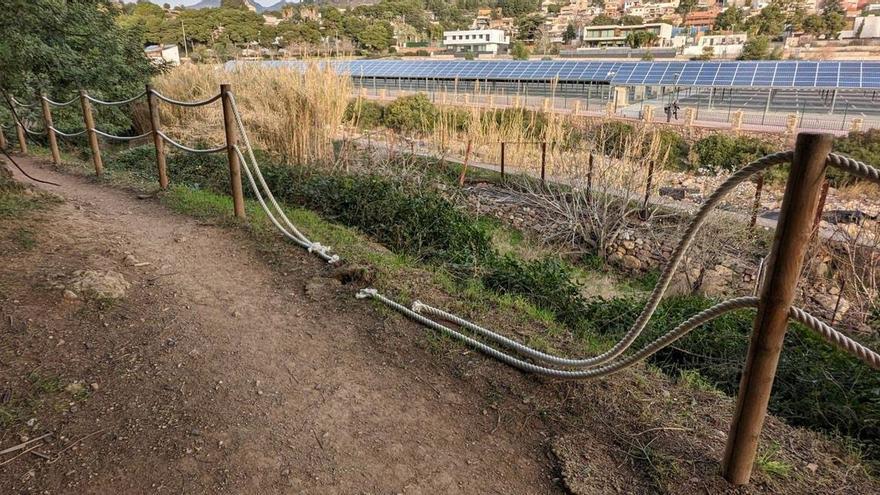 Los vándalos se obcecan con la senda Quistel de la Vall