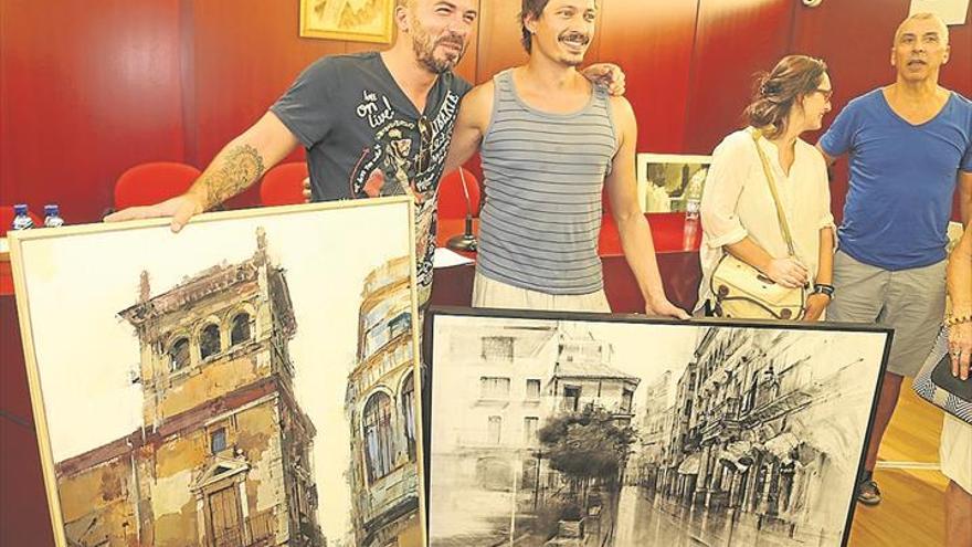 Cristóbal León y Daniel Parra ganan el Premio de Pintura Rápida al Aire Libre