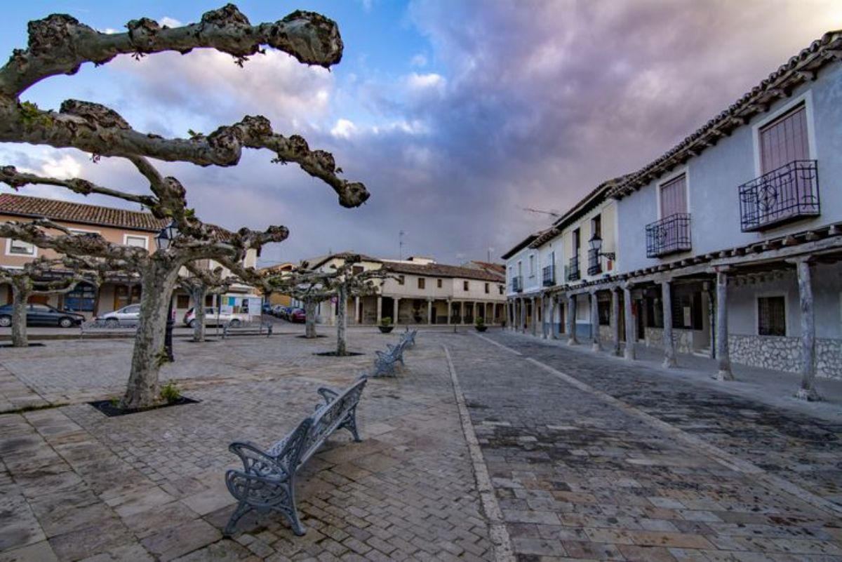 Y la icónica plaza al caer el sol