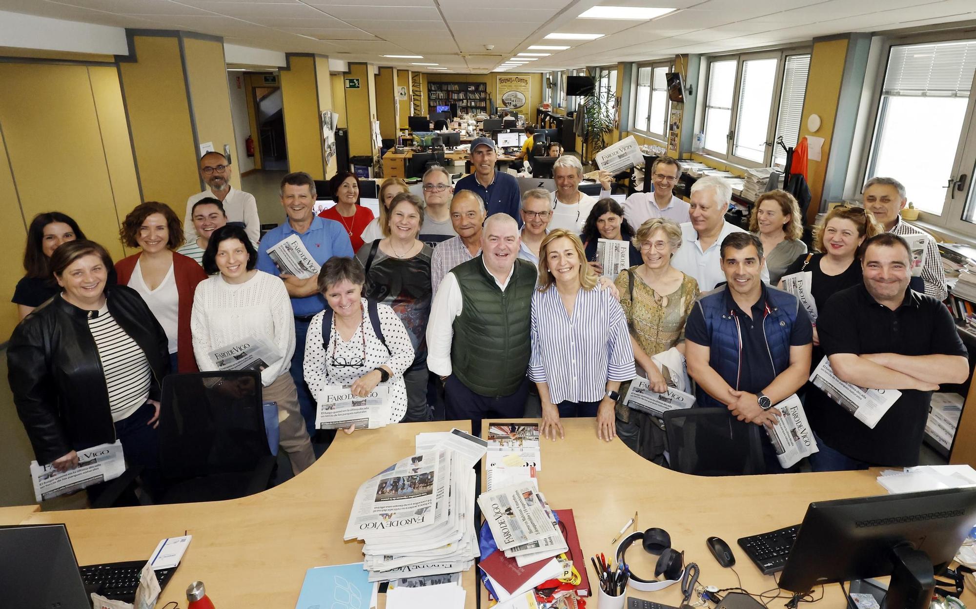Encuentro del juez Vázquez Taín con suscriptores de FARO
