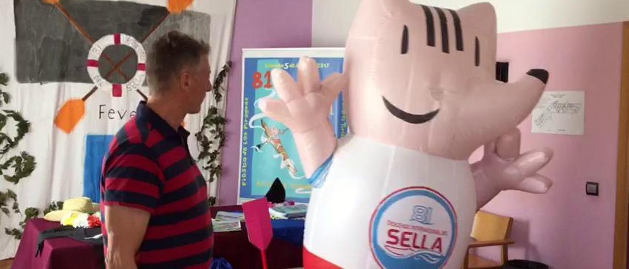 Presentación de Cobi, la mascota del Sella en homenaje a Barcelona 92