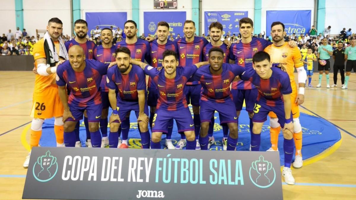 Los azulgranas que disputaron el partido