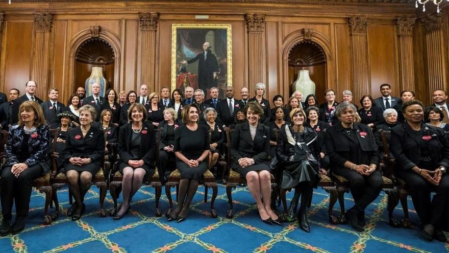 La protesta silenciosa de los demócratas en el discurso de Trump