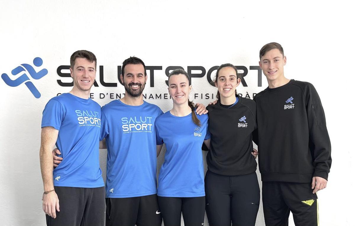 L’equip de Saltusport en el centre
al carrer Caserna, 11 de Figueres.