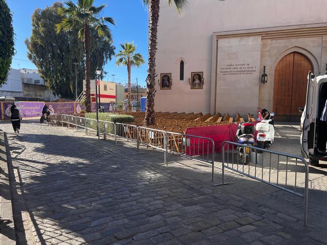 Vallado en el entorno del Santuario de Los Gitanos