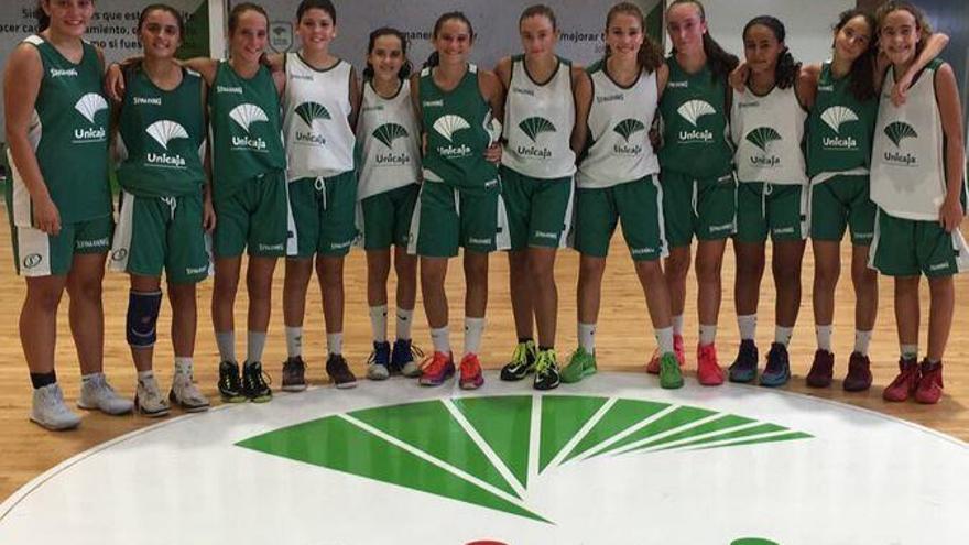 Equipo infantil femenino del Unicaja