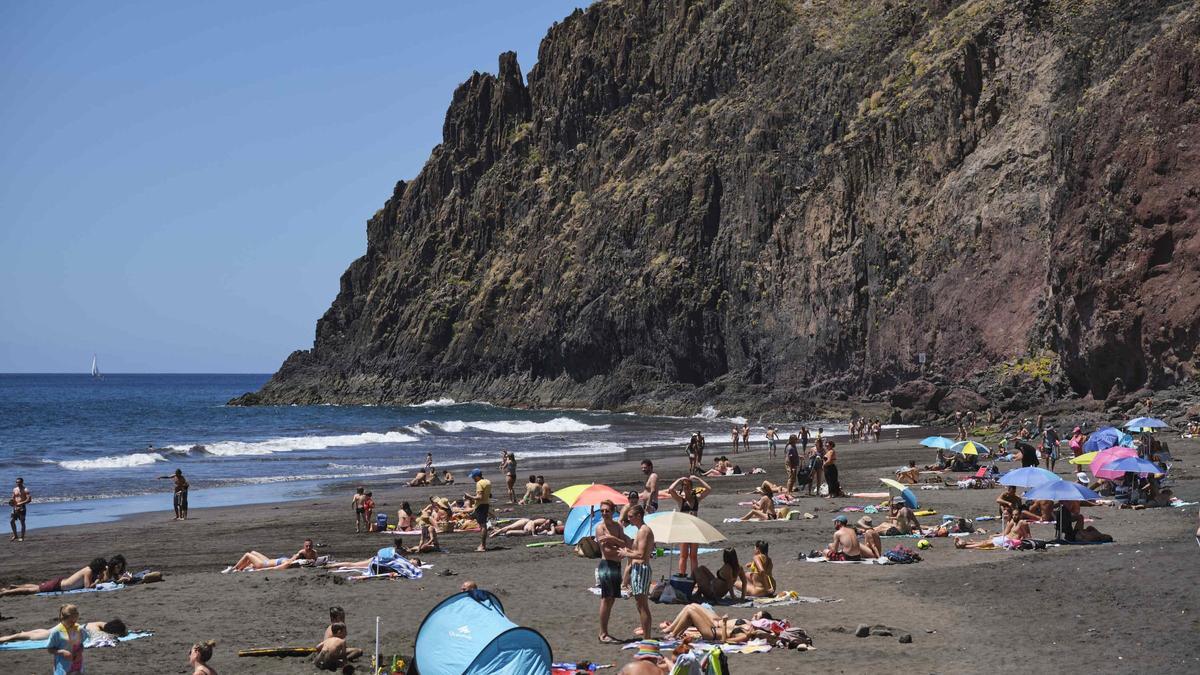 Playa de Las Gaviotas, en Santa Cruz de Tenerife.