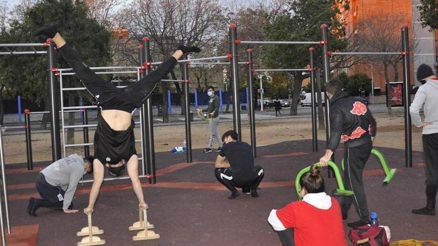 Nuevas zonas de &#039;street workout&#039; para el distrito Sur de Córdoba