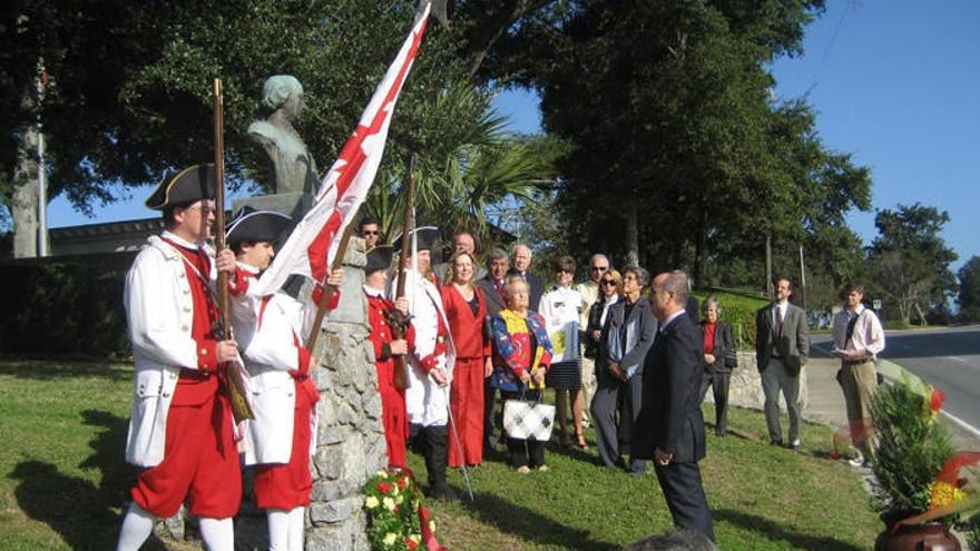 Homenaje a Bernardo de Gálvez.