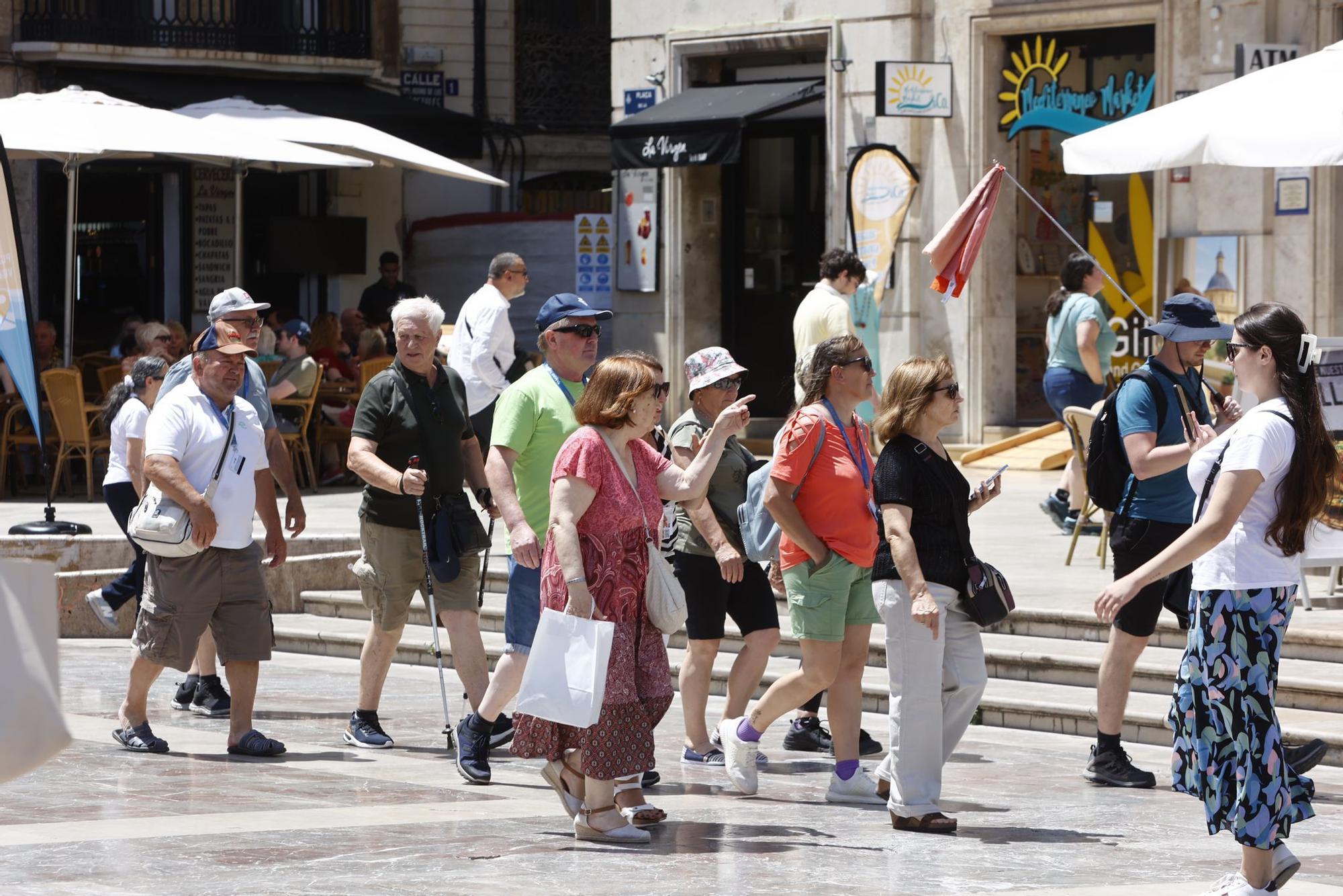 Las altas temperaturas protagonizan la jornada del sábado en València