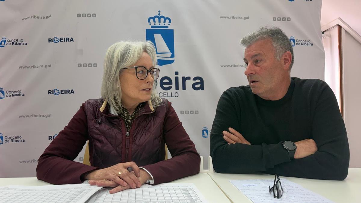 Herminia Pouso e Víctor Reiriz.