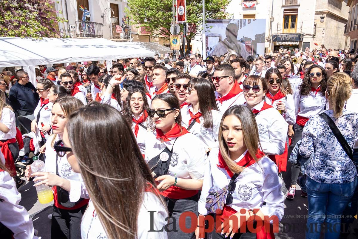 Recorrido Caballos del Vino día dos de mayo en Caravaca