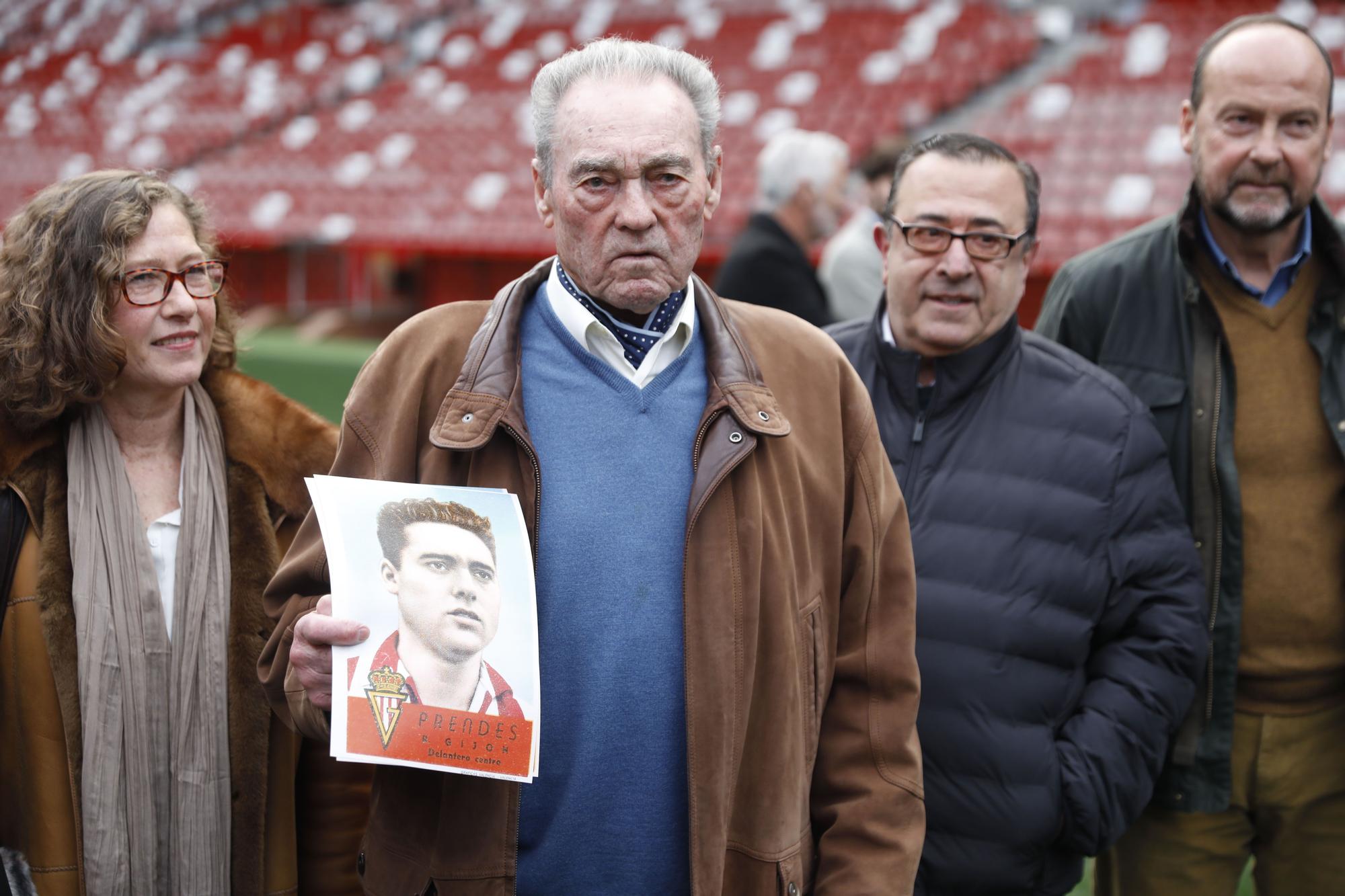 El homenaje del Sporting a Prendes, en imágenes