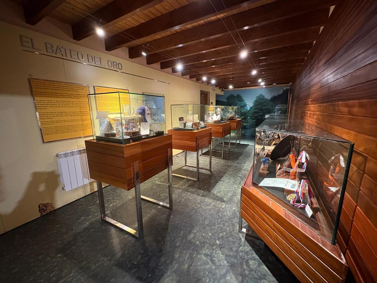 Exposición permante del Museo del Oro de Asturias, en Navelgas.
