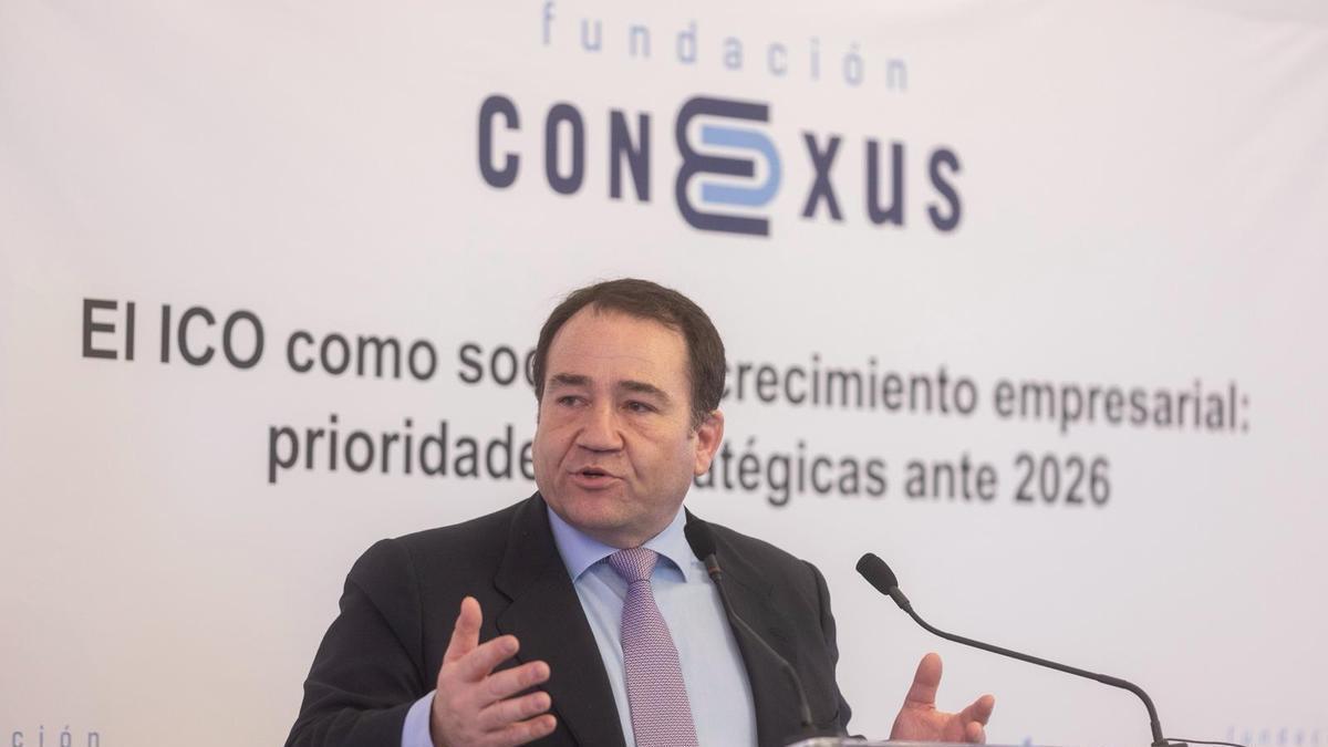 Manuel Illueca, presidente del ICO en el encuentro con la Fundación Conexus.