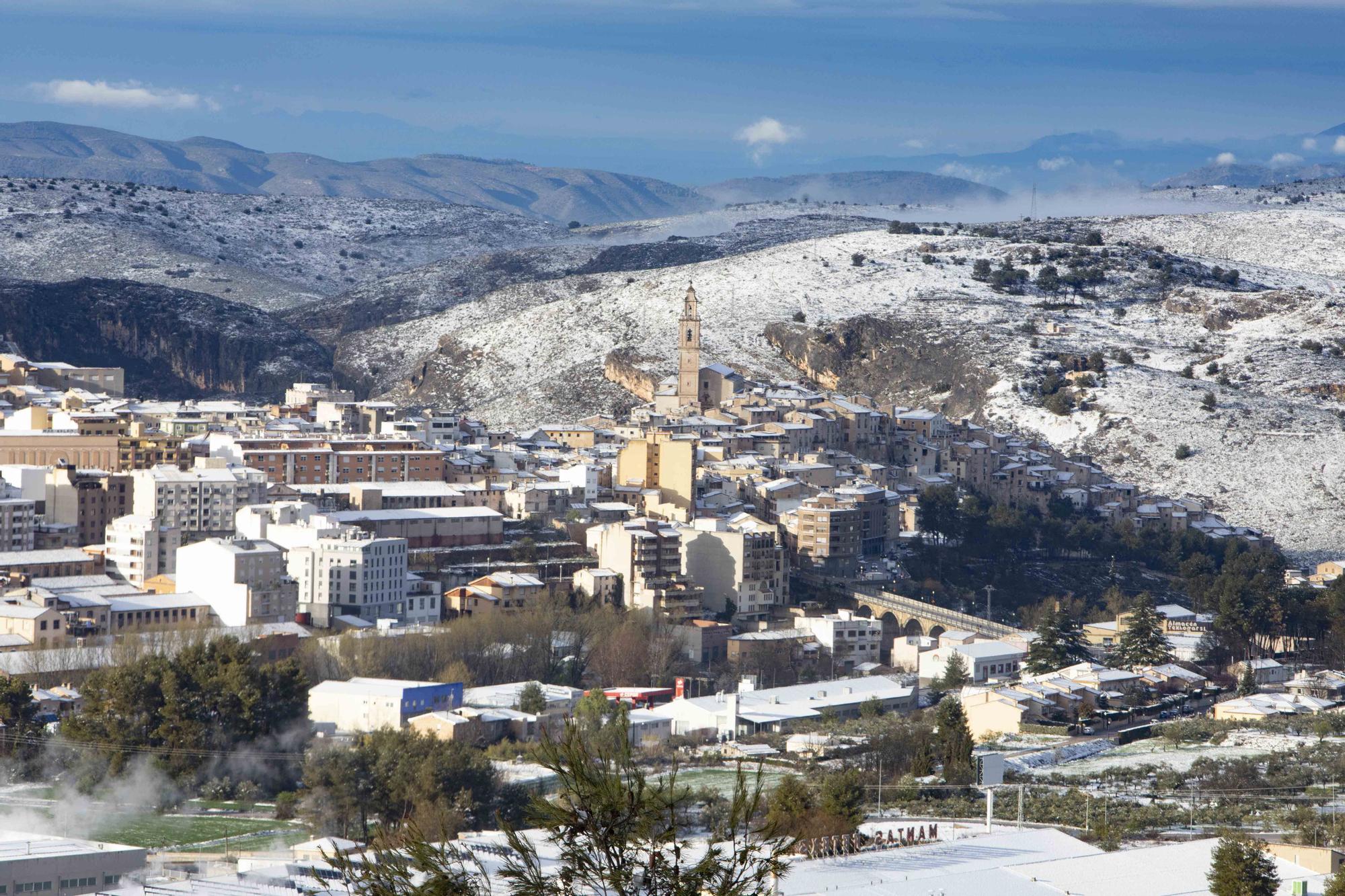 La nieve deja grandes estampas cuando viene el frío.