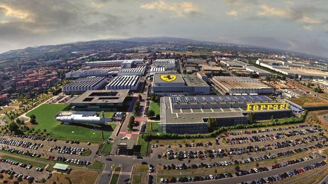 Maranello, la cuna de los bólidos de Ferrari.