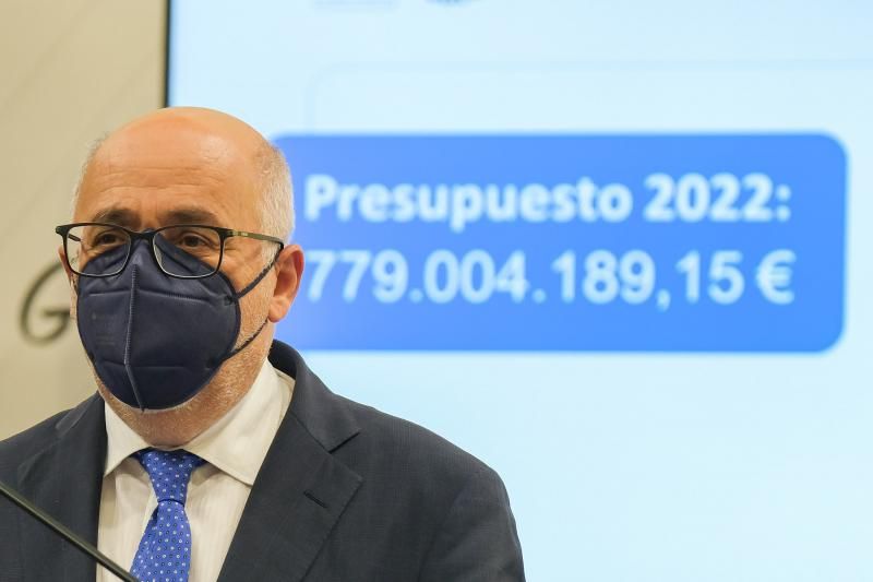 El presidente del Cabildo de GC presenta los presupuestos para 2022