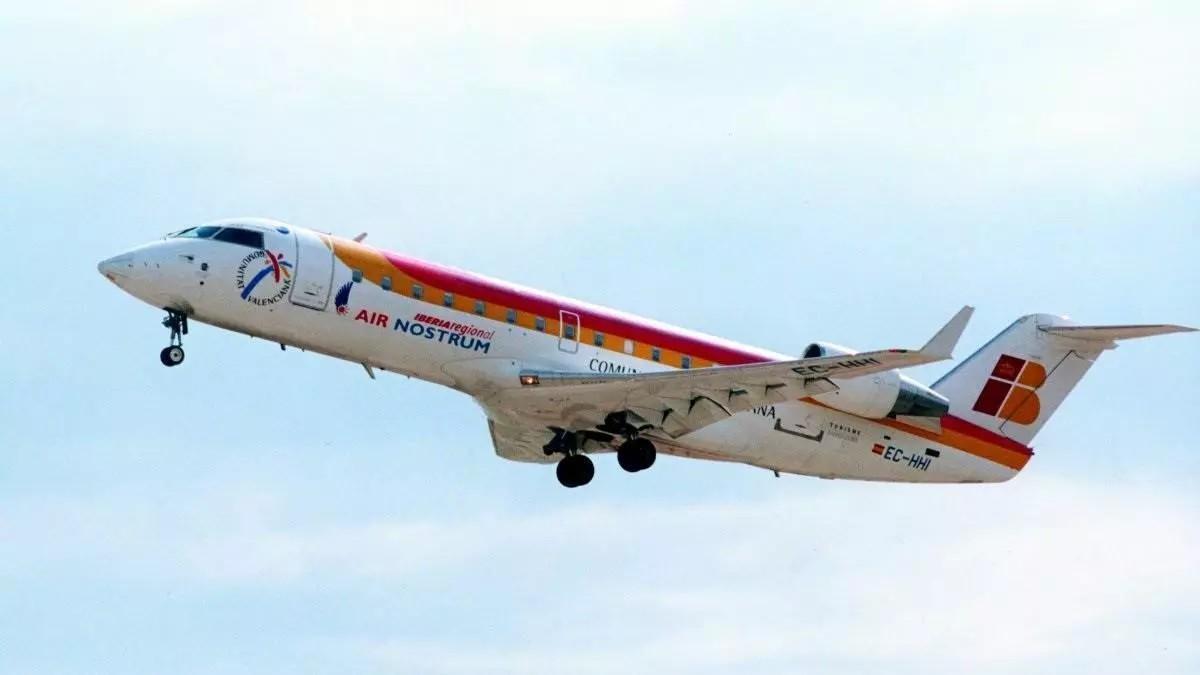 Ein Flieger von Air Nostrum.