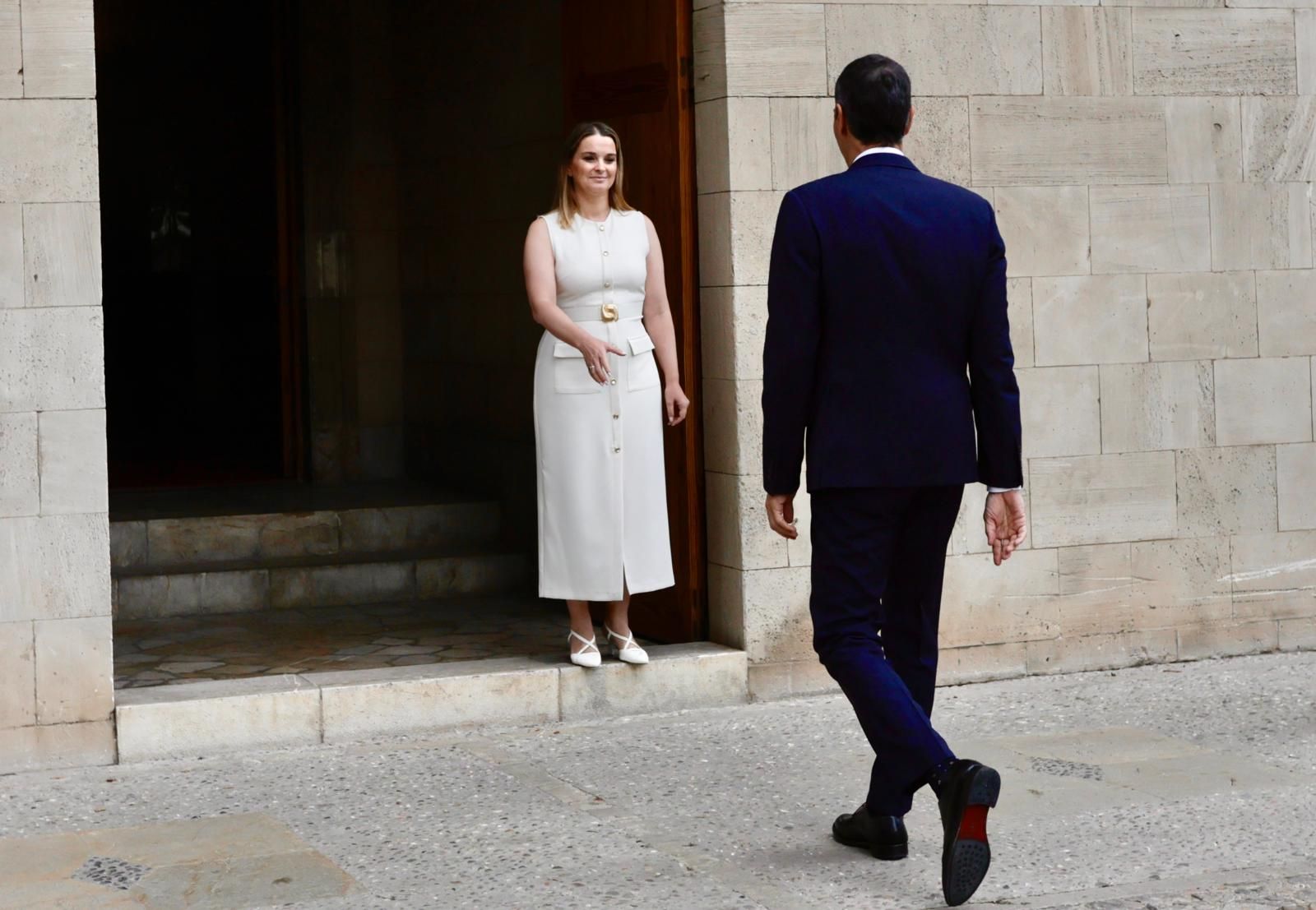 El encuentro entre Marga Prohens y Pedro Sánchez.